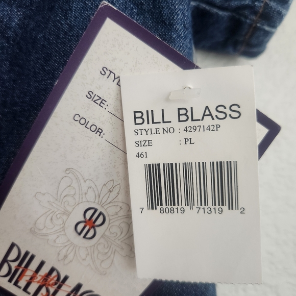 Vintage deadstock Bill blass western button down denim dress‎ - Picture 4 of 6